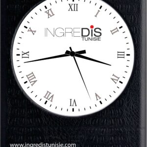 Horloge Rectangle Cuir Standard